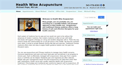 Desktop Screenshot of healthwiseacupuncture.com